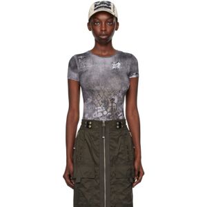 Diesel Gray T-Uncski T-Shirt  - 2 - Size: Extra Small - female