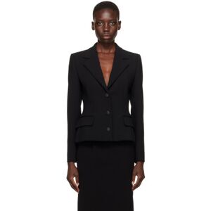 Dolce & Gabbana Black Single-Breasted Blazer  - N0000 Nero - Size: IT 40 - female