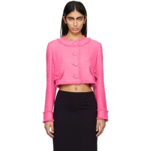 Dolce & Gabbana Pink Raschel Jacket  - F0758 Rosa 2 - Size: IT 40 - female