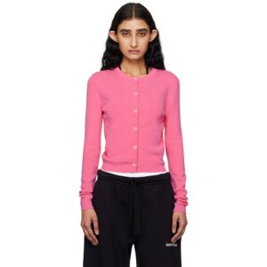 Marine Serre Pink Core Cardigan  - PK30 PINK - Size: Extra Small - female