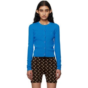 Marine Serre Blue Core Cardigan  - BL45 AZUR - Size: Extra Small - female