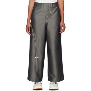 ADER error Gray Fraven Trousers  - Charcoal - Size: Extra Small - female