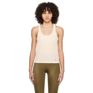 TOM FORD Off-White Scoop Neck Tank Top  - AW013 Ecru - Size: IT 36 - female
