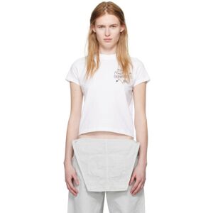 Carhartt Work In Progress White 'Delicacy' T-Shirt  - White / Black - Size: Large - female