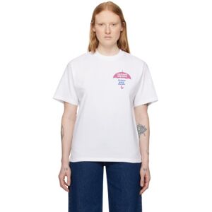 Carhartt Work In Progress White Covers T-Shirt  - White - Size: Large - female