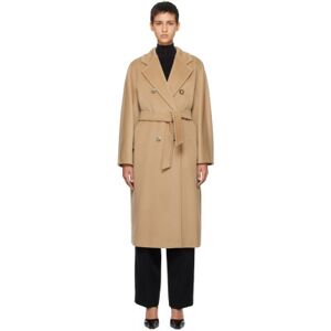 Max Mara Tan Madame Coat  - 001 Camel - Size: IT 36 - female
