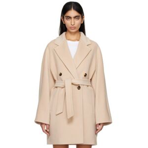 Max Mara Beige 101801 Icon Coat  - 12 BEIGE - Size: IT 40 - female