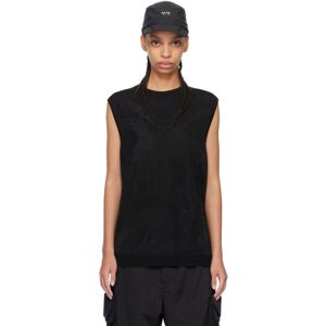 Y-3 Black Jacquard Vest  - Black - Size: Extra Small - female