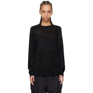 Y-3 Black Jacquard Sweater  - Black - Size: Extra Small - female