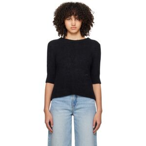 GANNI Black Open Back Sweater  - 099 Black - Size: Extra Small - female