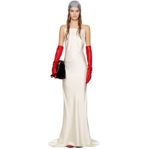 Maison Margiela Off-White Paneled Maxi Dress  - 102 Ivory - Size: IT 38 - female