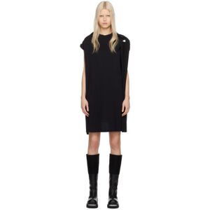MM6 Maison Margiela Black Raw Edge Midi Dress  - 900 Black - Size: Large - female
