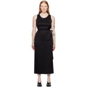 MM6 Maison Margiela Black Vented Maxi Dress  - 900 Black - Size: IT 44 - female