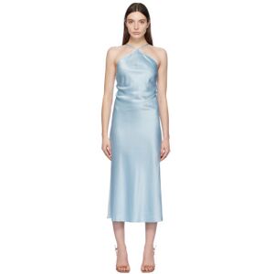 Saks Potts Blue Sno Midi Dress  - Dusty Blue - Size: Small - female