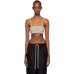 Rick Owens Off-White Bandeau Tank Top  - 08 Pearl - Size: IT 40 - female
