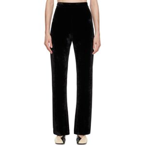 Jil Sander Black Wide-Leg Trousers  - 001 BLACK - Size: DK 34 - female