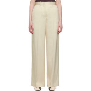 Jil Sander Off-White Tailored Trousers  - 280 NATURAL - Size: DK 34 - female