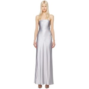 Christopher Esber Silver Palladium Maxi Dress  - Silver - Size: AU 6 - female