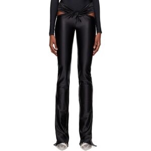 Coperni Black Cut-Out Trousers  - Black - Size: FR 34 - female