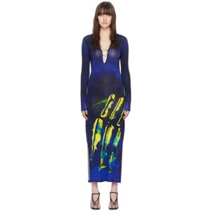 Louisa Ballou Blue Helios Maxi Dress  - 5030 Lapis - Size: Extra Small - female