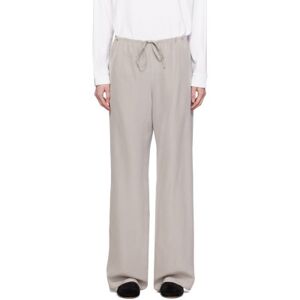 The Row Gray Jugi Trousers  - SNOW - Size: Large - female