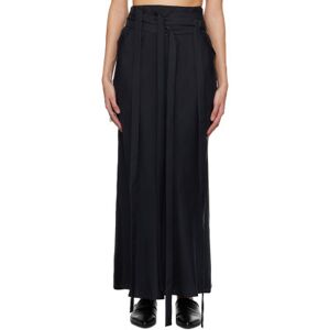 Ann Demeulemeester Black Nola Maxi Skirt  - 098 Off Black - Size: FR 42 - female