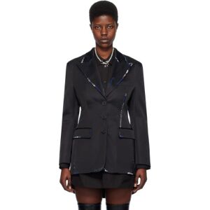 Marni Black Bead Mending Blazer  - 00N99 Black - Size: IT 40 - female