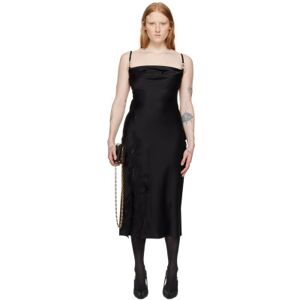 Versace Black Medusa Hardware Midi Dress  - 1B000-Black - Size: IT 40 - female