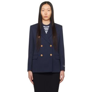 Versace Navy Informal Blazer  - 1II20-Navy Blue - Size: IT 40 - female