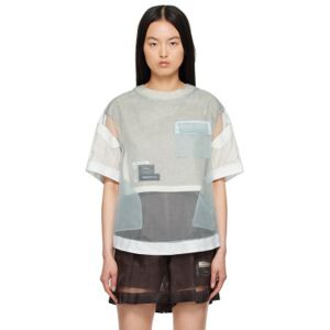 UNDERCOVER Blue Layered T-Shirt  - Light Blue - Size: 1 - female