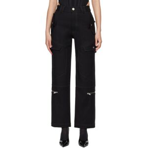 Dion Lee Black Tactical Cargo Pants  - Black - Size: Extra Small - female