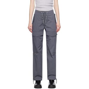 Dion Lee Gray Hiking Pocket Trousers  - Asphalt - Size: 2X-Large - female