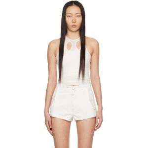 Dion Lee Off-White Mobius Loop Tank Top  - Ivory - Size: Extra Small - female