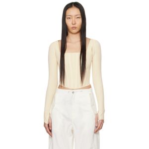 Dion Lee Beige Bolero Tank Top  - Bone - Size: 2X-Small - female