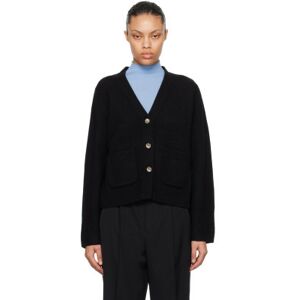 arch4 Black Janelle Cashmere Cardigan  - Black - Size: Extra Small - female