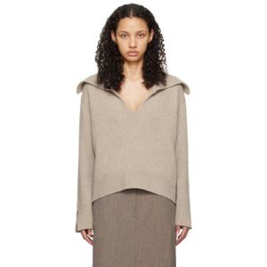 arch4 Beige Cortina Sweater  - Storm Quartz - Size: Large - female