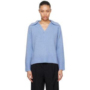 arch4 Blue Jenna Cashmere Sweater  - Egyptian Blue - Size: Extra Small - female