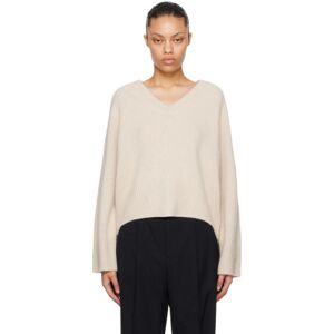 arch4 Beige Angelsey Cashmere Sweater  - Bath Stone - Size: Large - female