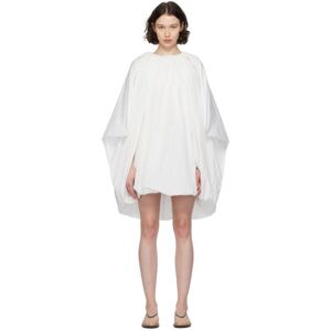 Stella McCartney White Sleeveless Cape Minidress  - 9001 White - Size: IT 38 - female