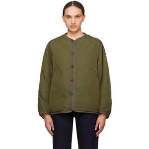 visvim Green Reversible Down Jacket  - Olive - Size: 1 - female