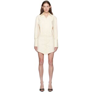 The Attico Off-White Silvye Minidress  - 043 Milk - Size: IT 42 - female