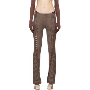 Isa Boulder SSENSE Exclusive Brown Centipede Lounge Pants  - Yamsoil - Size: Extra Small - female