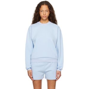 SKIMS Blue Cotton Fleece Classic Sweatshirt  - Periwinkle - Size: Medium - female