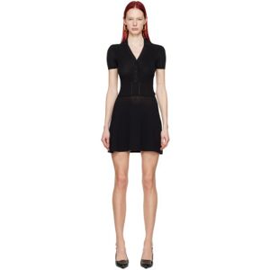 JACQUEMUS Black Les Classiques 'La mini robe Yauco' Minidress  - 990 Black - Size: FR 42 - female