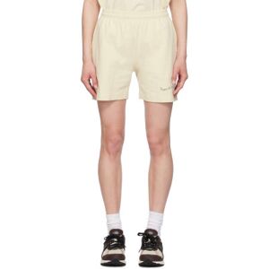 Museum of Peace & Quiet Off-White Wordmark Shorts  - Bone - Size: Medium - female