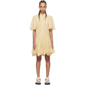 Isabel Marant Etoile Yellow Slayaye Minidress  - 23SU SUNLIGHT - Size: FR 36 - female