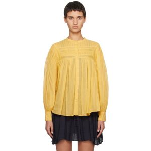 Isabel Marant Etoile Yellow Plalia Shirt  - 23SU SUNLIGHT - Size: FR 34 - female