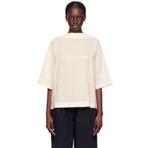 Studio Nicholson Off-White Hesse T-Shirt  - Parchment - Size: 2 - female