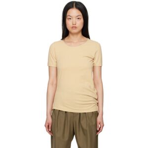 LEMAIRE Beige Twisted T-Shirt  - SOFT SAND (BG246) - Size: Extra Small - female