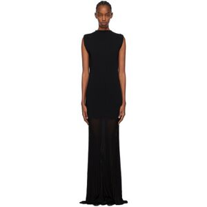 TOTEME Black Evening Maxi Dress  - 001 BLACK - Size: Large - female